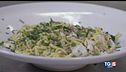 Tagliolini con telline, vongole e spigola