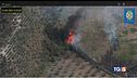 Emergenza incendi piromani in azione