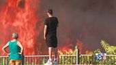 Siccità e incendi Italia rovente