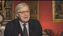 Sgarbi e il dipinto, "Sono sereno"