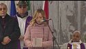 "Onore alle vittime delle foibe"