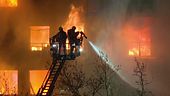 Valencia, inferno nei grattacieli