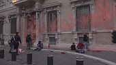 Vernice contro il Senato, condannati