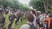 Università. proteste e arresti