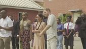 Harry e Meghan "reali" in Nigeria