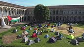 Statale, via le tende pro-Palestina