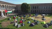 Statale, via le tende pro-Palestina