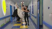 Bolle danza in corsia per i bambini