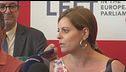Ilaria Salis debutta a Bruxelles