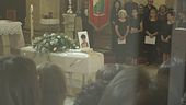 L'addio a Thomas, "Ciao Angelo"