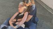 "Mi butto", la poliziotta la salva