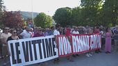 Sentenza choc, protesta a L'Aquila
