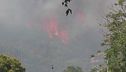 Fiamme e paura, maxi rogo a Roma
