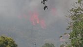 Fiamme e paura, maxi rogo a Roma