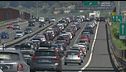 Traffico e caldo, esodo rovente