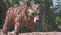 Bufera anche sull'orso di legno