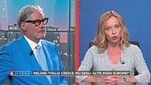 Meloni, ora l'Italia cresce
