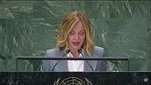 Meloni all'assemblea dell'Onu