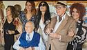 Pippo Baudo alle festa per i 90 anni di  Pier Francesco Pingitore