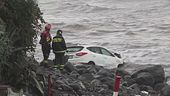 Sicilia sott'acqua, le auto in mare