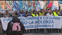 Torino, la protesta degli agenti