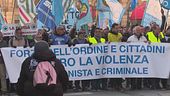 Torino, la protesta degli agenti