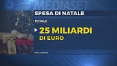 Un Natale da 25 miliardi