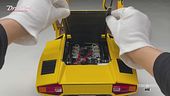 Una Lamborghini Countach LP 400 in miniatura
