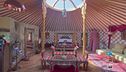 Nel Glamping "Due cuori e una Yurta"