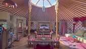 Nel Glamping "Due cuori e una Yurta"