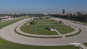 La nuova pista di trotto dell'ippodromo di San Siro