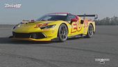 Il test drive in pista della Ferrari 296 Challenge