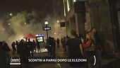 Scontri a Parigi dopo le elezioni