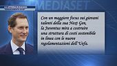 Elkann: "Anno zero per la Juve, Giuntoli plasmerà il futuro"