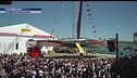 Il varo di Luna Rossa a Cagliari