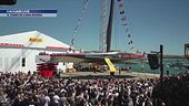 Il varo di Luna Rossa a Cagliari
