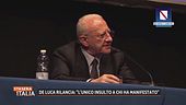 Vincenzo De Luca rilancia: "L'unico insulto lo ha rivolto il Governo a chi ha manifestato"