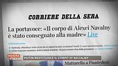 Putin restituisce il corpo di Navalny