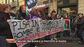 Giorgia Meloni tra Biden e le proteste di piazza