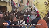 Le piazze pro Palestina contro i poliziotti