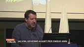 Matteo Salvini: "Governo avanti per cinque anni"