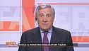 L'intervento del Ministro degli Esteri Antonio Tajani