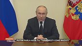 Putin parla alla tv: "Terroristi come nazisti"