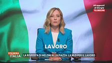 La risposta di Giorgia Meloni alla piazza: 2,8 mld per il lavoro