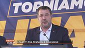 I partiti tra tensioni e polemiche
