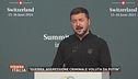 Zelensky: "Guerra, aggressione criminale voluta da Putin"