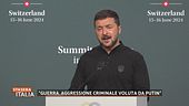 Zelensky: "Guerra, aggressione criminale voluta da Putin"