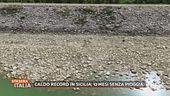 Caldo record in Sicilia, 12 mesi senza pioggia