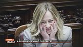 A Giorgia Meloni servono due facce?