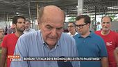 Pier Luigi Bersani: "L'Italia deve riconoscere lo Stato palestinese"